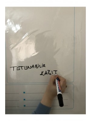 Weekly Planner Haftalık Planlayıcı Takvim Yazı Tahtası Akıllı Kağıt Tahta + Kalem 72x60 cm