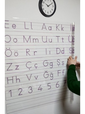 İlkokul 1.sınıf için yazı tahtası eğitim seti akıllı kağıt tahta 4lü