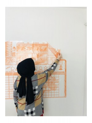 İlkokul 2.3.4.sınıf Yazı Tahtası Eğitim Seti Akıllı Kağıt Tahta 5li Paket