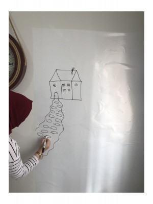 İlkokul 2.3.4.sınıf Yazı Tahtası Eğitim Seti Akıllı Kağıt Tahta 5li Paket