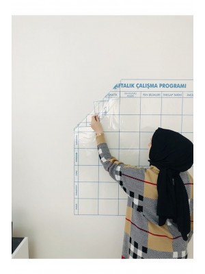 İlkokul 9.10.11.12. sınıf Yazı Tahtası Eğitim Seti Akıllı Kağıt Tahta 5li Paket