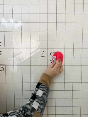 Kareli Şeffaf Tahta Akıllı Kağıt Tahta Yazı Tahtası 120x100 Cm Kalem Hediyeli