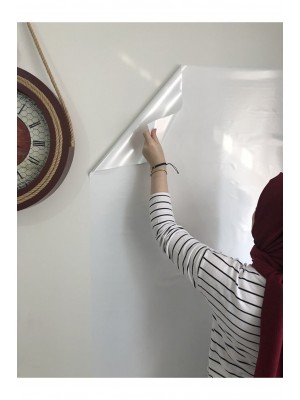 2 Tane Beyaz Akıllı Kağıt Tahta 100x150 Cm Yazı Tahtası Kalem Hediyeli Duvara,cama,tahtaya Uygulanır