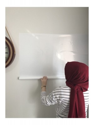 2 Tane Beyaz Akıllı Kağıt Tahta 100x150 Cm Yazı Tahtası Kalem Hediyeli Duvara,cama,tahtaya Uygulanır
